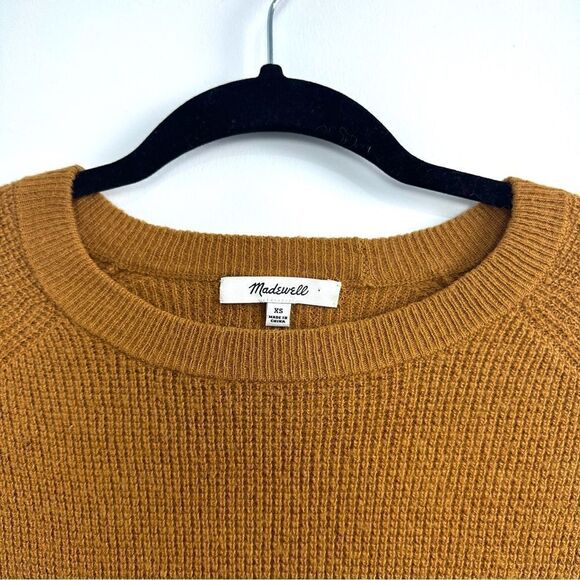 Madewell Jane Waffle Stitch Sweater Sz XS - Picture 6 of 12